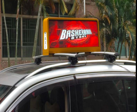 pubblicità all'aperto principale tetto dello schermo di visualizzazione del taxi dell'automobile di 2mm 3mm 4mm