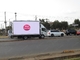 Il colore pieno del ODM P5 Digital ha condotto i bordi di schermo per la pubblicità del rimorchio del veicolo del camion